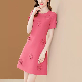 Đầm nữ cao cấp, thiết kế dáng A, đính hoa sang chảnh, thời thượng, phong cách NV1242