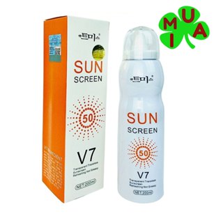  Kem xịt chống nắng SunScreen V7 Magic Flowers SPF 50 Hàn Quốc 