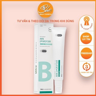 INNO-DERMA AKN B-Purifier Night Gel Innoaesthetics Giảm Mụn, Mờ Thâm, Chống lão Hóa 50g