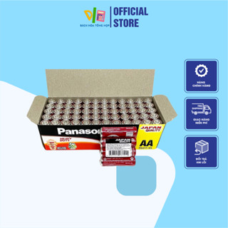  Pin Tiểu Panasonic AA Siêu Bền Dùng Lắp Đồ Chơi Cho Bé Pin Nhập Khẩu Hộp 60 Viên Bách Hóa Tổng Hợp 