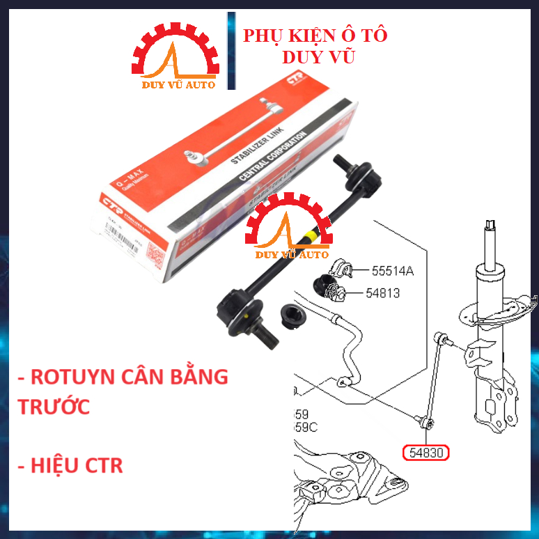 HYUNDAI ACCENT ROTUYN CÂN BẰNG TRƯỚC ACCENT 2018-2024 HÀNG CTR