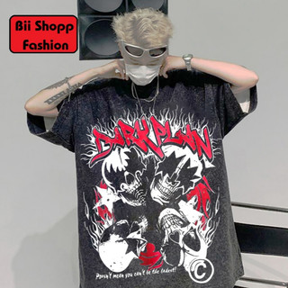 Áo thun loang wash DARK PLAN unisex Local brand- Áo phông wash đen Ullzang tay lỡ nam nữ 100% Cotton