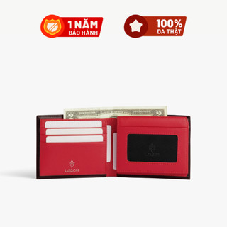 Ví Nam Da Thật LAGOM Compact Wallet phối màu