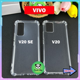Ốp Vivo V20 / V20SE Bảo Vệ Cam, Chống Sốc, Trong Suốt, Silicon