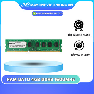 RAM DESKTOP DATO 4GB DDR3 1600MHZ 