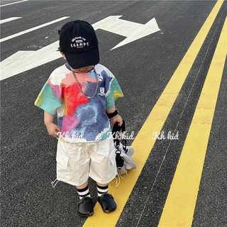 Sét áo loang quần kaki ngố cho bé