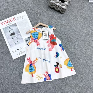 VÁY SÁT NÁCH THỎ TRẮNG CHO BÉ GÁI