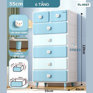 Tủ Ngăn Kéo Gấu/Thỏ HOLLA (3-4-5 tầng)