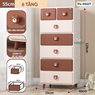 Tủ Ngăn Kéo Gấu/Thỏ HOLLA (3-4-5 tầng)