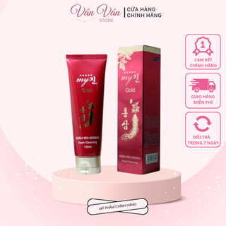 Sữa rửa mặt hồng sâm đỏ hàn quốc my gold