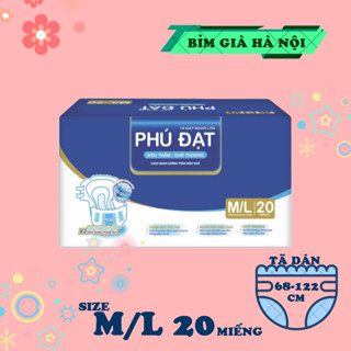 <Lẻ> Tã già Phú Đạt ML20 XL20 siêu thấm #onys #phú đạt ML10 XL10 #tã già phú đạt #bỉm phú đạt #bỉm già #phú đạt #honey