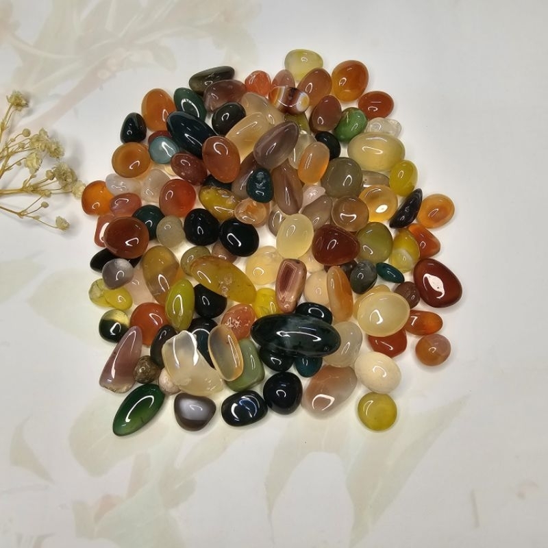 Đá vụn ngũ sắc trang trí tiểu cảnh, nhà cửa, rải chậu cây bể cá