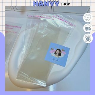 50g Túi Bóng Kính, Túi OPP Dán Miệng Sẵn Keo Nhiều Kích Thước