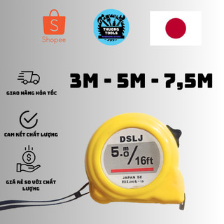 Thước cuộn dây rút 3m - 5m - 7,5m thép dẻo phủ chống ăn mòn Protek | Thước cuộn thước dây