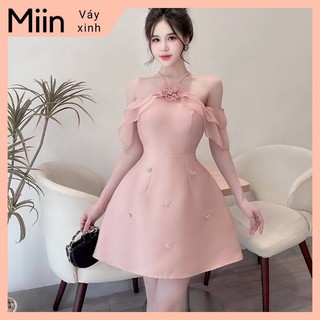 Váy tapta rớt vai bèo hoa ngưc 6 tag
