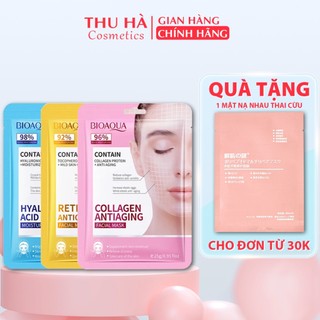 Mặt nạ Collagen, HA, Retinol Bioaqua cấp ẩm, dưỡng trắng, mờ thâm nhám, ngừa lão hoá