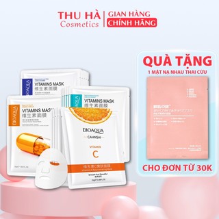 Mặt Nạ Cấp Ẩm Vitamins Mask BIOAQUA Se Khít Lỗ Chân Lông Giảm Thâm Kiềm Dầu