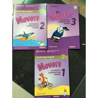 Trọn bộ Cambridge English Movers 1, 2, 3, 4 cho bé siêu đẹp