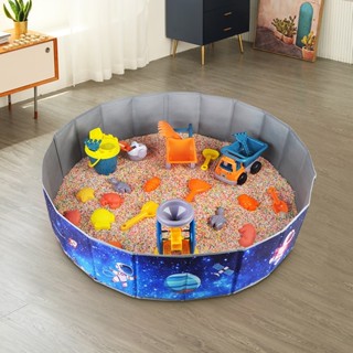 Bể bóng GẤP GỌN chất liệu vải cavan cao cấp cho bé chơi bóng, chơi xúc cát