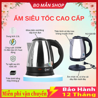 Ấm Siêu Tốc Comet CM8215 1.8L - Ấm Đun Siêu Tốc Chính Hãng