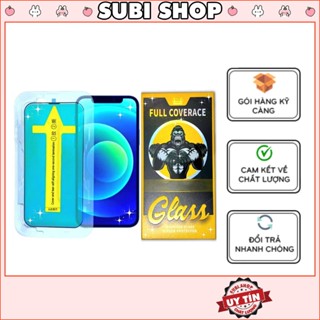 [COMBO MUA 3 KÍNH TẶNG 1 ỐP VÀ MÈO] Kính Cường Lực Chống Nhìn Trộm KingKoongg Kèm Khung Tự Dán Cao Cấp