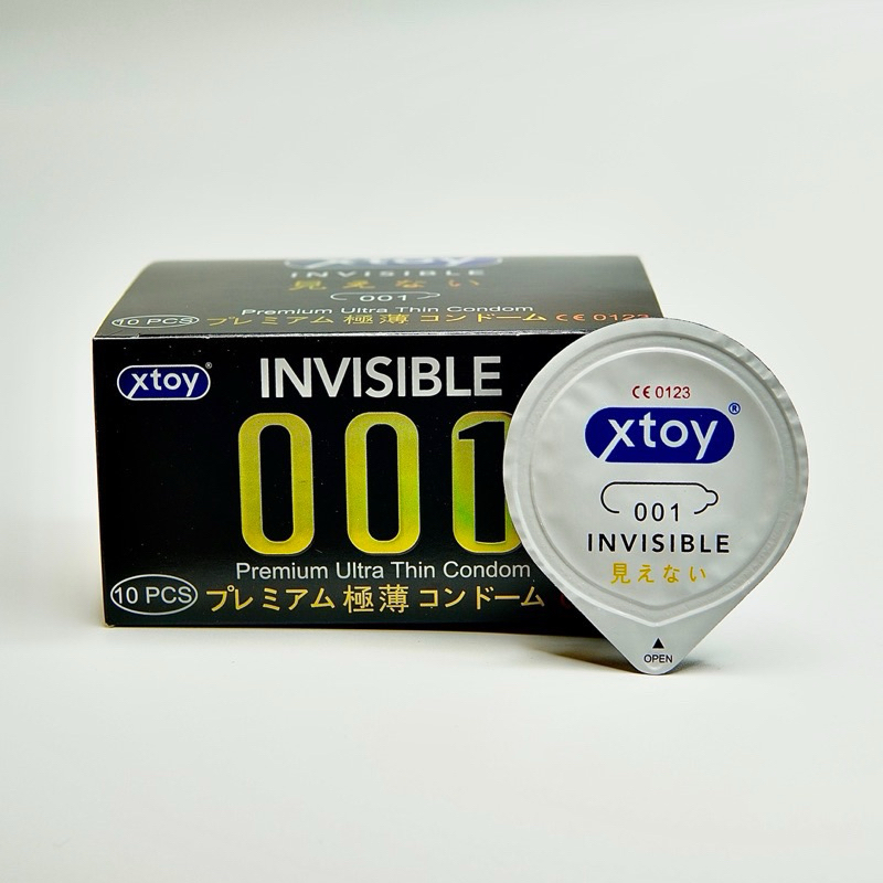 Bao cao su XTOY 0.01 siêu mỏng, nhiều gel bôi trơn, gân gai, truyền nhiệt tốt, hương thơm Hộp 10 bcs