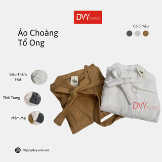 Áo choàng tắm Tổ Ong 100% Cotton Cao Cấp