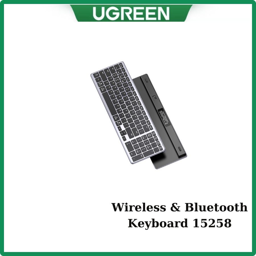 Wireless Ultra Slim Wireless & Bluetooth Keyboard Ugreen 15258