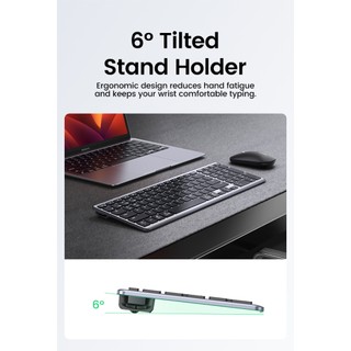 Wireless Ultra Slim Wireless & Bluetooth Keyboard Ugreen 15258