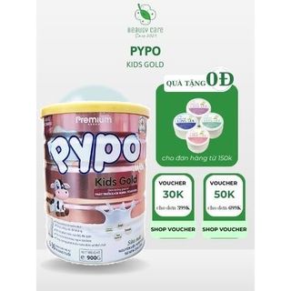 Sữa bột pypo kids gold cho trẻ 6 - 36 tháng phát triển khoẻ mạnh, toàn diện - hộp 900g