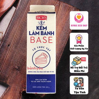 Kem trang trí - Topping Base 900g