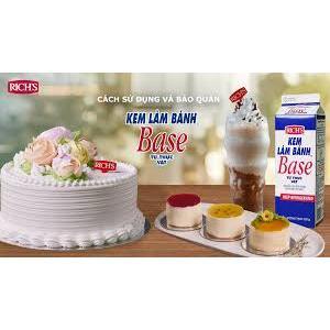 Kem trang trí - Topping Base 900g