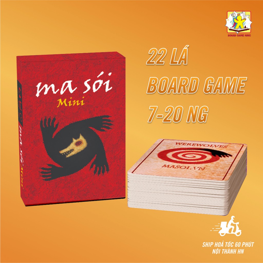 Ma Sói Mini (Tiếng Việt) - Boardgame Werewolf Mini