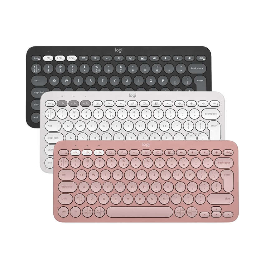[Sẵn] Bàn phím Logitech K380s Pepple 2 Bluetooth - Đa thiết bị