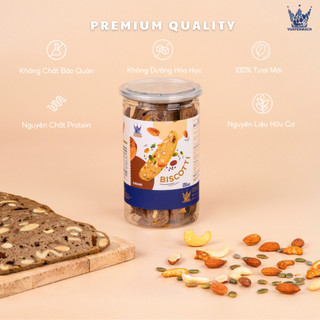 BÁNH BISCOTTI CA CAO 250G – BÁNH ĂN KIÊNG KHÔNG ĐƯỜNG | VUA YẾN MẠCH