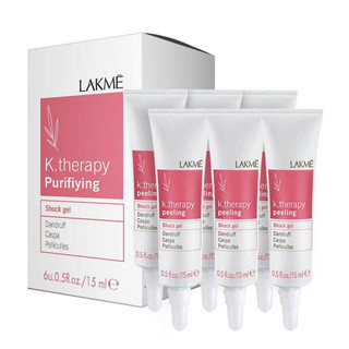 Tinh chất K.Therapy Shock Gel Lakme giảm gàu trước khi gội 15mlx6
