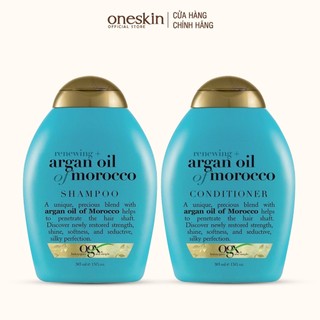 Dầu gội xả phục hồi tóc hư tổn ogx argan oil 385ml
