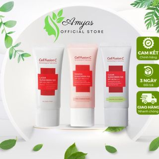 Kem Chống Nắng Nâng Tone Cell Fusion C Toning Suncreen 100 SPF 50+PA++++ 50ml Hàn Quốc Chính Hãng