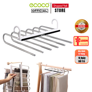  Móc Treo Quần Áo ECOCO E2020 Cao Cấp Móc Treo Quần Áo Gấp Gọn Thông Minh Chất Liệu Inox  TVQ Store  