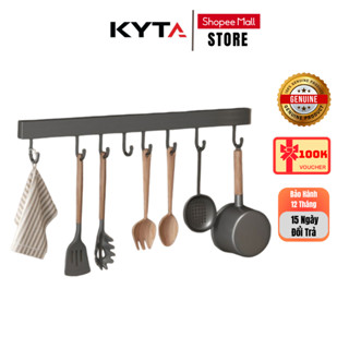  Móc Treo Đa Năng Dán Tường KYTA Chất Liệu Nhôm Cao Cấp Sơn Tĩnh Điện Lắp Đặt Không Cần Khoan Đục 