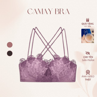 Áo lót nữ, Áo lót ren nâng ngực hình bàn tay hai dây Cao cấp CAMAY BRA