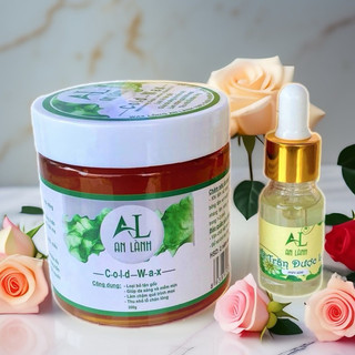 Wax Tẩy Lông  An Lành ( Tặng Que Gỗ Và 50 Giấy Wax ). Wax Lạnh Chính Hãng