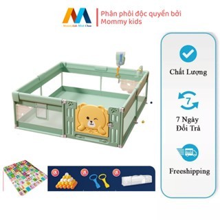 XẢ KHO QUÂY CŨI CỬA NHỰA HÌNH GẤU MẪU MỚI 2023 TẶNG THẢM VÀ 100 BÓNG