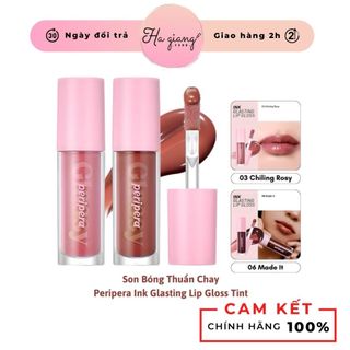 Son Bóng Thuần Chay Peripera Ink Glasting Lip Gloss Tint Căng Mọng Mượt Mà Quyến Rũ