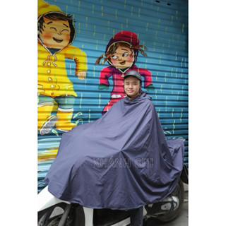 Áo mưa quây 1 đầu không gương không kính Khánh Chi vải cao cấp siêu nhẹ không ngấm nước 