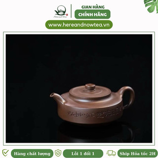 Ấm tử sa Nghi Hưng Châu Bàn nguyên khoáng lão tử nê 180ml hàng cao cấp Hoàng Long sơn