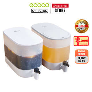  Bình Nước Tủ Lạnh ECOCO 4L Không chứa BPA Có Vòi Đựng Nước Ép Trái Cây Cao Cấp Tiện Dụng E2212 