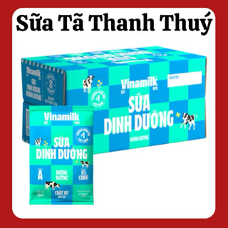 Thùng 48 Bịch Sữa Dinh Dưỡng Vinamilk Không Đường - 48 bịch x 220ml ( giá trừ KM )