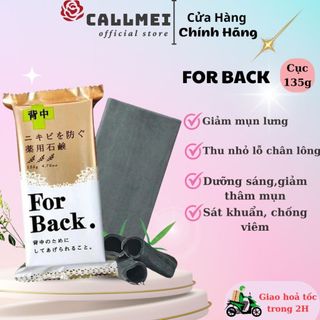 Xà phòng tắm hỗ trợ giảm mụn lưng pelican for back soap bar 135g nhật bản