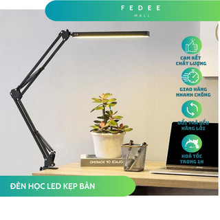 Đèn bàn led gập điều chỉnh cánh tay dài đa năng, Đèn bàn USB chiếu sáng 10 mức độ bảo vệ mắt,gấp gọn xoay chỉnh